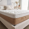 Matelas mémoire de forme gel 11 zones housse coton bio Cotonella