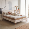 Matelas mémoire de forme gel 11 zones housse coton bio Cotonella
