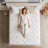 Matelas mémoire de forme gel 11 zones housse coton bio Cotonella
