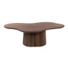Table basse style nature en acacia massif brun Sandie