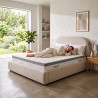 Matelas mémoire de forme ferme coutil respirant 22 cm 4 poignées Brise
