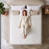 Matelas mémoire de forme ferme coutil respirant 22 cm 4 poignées Brise
