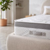 Matelas mémoire de forme ferme coutil respirant 22 cm 4 poignées Brise