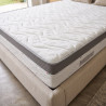Matelas mémoire de forme ferme coutil respirant 22 cm 4 poignées Brise