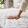 Matelas mémoire de forme ferme coutil respirant 22 cm 4 poignées Brise