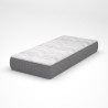 Matelas mémoire de forme ferme coutil Tencel 24 cm 4 poignées Écorce