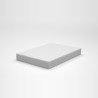 Matelas mémoire de forme ferme coutil Tencel 24 cm 4 poignées Écorce