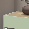 Buffet/bahut moderne 80 cm vert/chêne chopin Grana