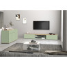 Buffet/bahut moderne 80 cm vert/chêne chopin Grana