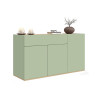 Buffet/bahut moderne 120 cm vert/chêne chopin Grana
