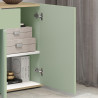 Buffet/bahut moderne 160 cm vert/chêne chopin Grana