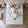 Matelas mémoire de forme gel réversible déhoussable 26 cm Clairière