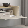 Meuble TV moderne 210 cm cachemire/chêne chopin Grana