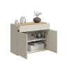 Buffet/bahut moderne 80 cm cachemire/chêne chopin Grana
