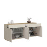 Buffet/bahut moderne 160 cm cachemire/chêne chopin Grana