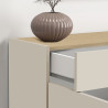 Buffet/bahut moderne 160 cm cachemire/chêne chopin Grana