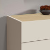 Buffet/bahut moderne 160 cm cachemire/chêne chopin Grana