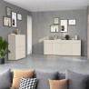 Buffet/bahut moderne 160 cm cachemire/chêne chopin Grana