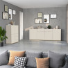 Buffet/bahut moderne 200 cm cachemire/chêne chopin Grana
