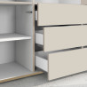 Buffet haut moderne cachemire/chêne chopin Grana