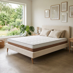 Matelas ressorts Bonnell m&eacute;moire de forme tr&egrave;s ferme 24 cm Falaise