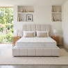 Matelas ressorts Bonnell très ferme coutil aloe vera 21 cm Rempart