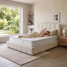 Matelas ressorts Bonnell très ferme coutil aloe vera 21 cm Rempart