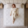 Matelas ressorts Bonnell très ferme coutil aloe vera 21 cm Rempart