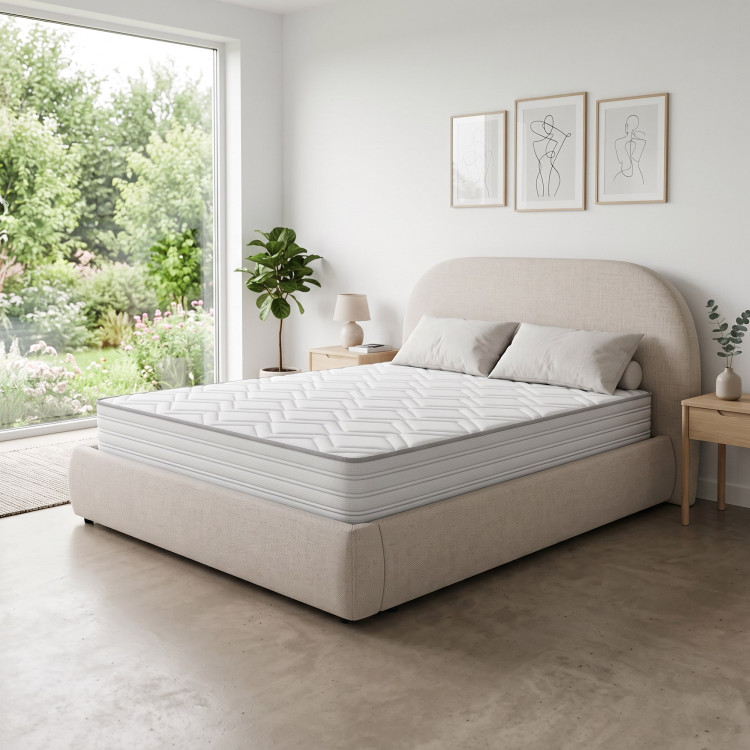 Matelas ressorts Bonnell très ferme coutil polycoton 19 cm Sillon