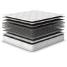 Matelas ressorts Bonnell très ferme coutil polycoton 19 cm Sillon