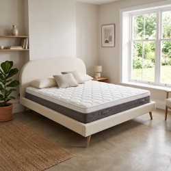 Matelas mousse très ferme réversible déhoussable 24 cm Promontoire