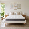 Matelas mousse très ferme réversible déhoussable 24 cm Promontoire