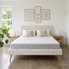 Matelas ressorts ensachés 7 zones ferme réversible 22 cm Frimas