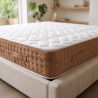 Matelas hybride ressorts ensachés mémoire de forme ferme 25 cm Savane