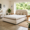 Matelas hybride ressorts ensachés mémoire de forme gel Rizière
