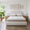 Matelas hybride ressorts ensachés mémoire de forme gel Rizière