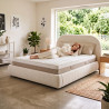 Matelas hybride ressorts ensachés mémoire de forme gel Rizière