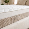 Matelas hybride ressorts ensachés mémoire de forme gel Rizière