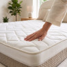 Matelas hybride ressorts ensachés mémoire de forme gel Rizière