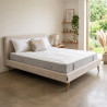 Matelas hybride 1600 ressorts ensachés mémoire de forme 26 cm Glacier