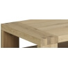 Table basse contemporaine rectangulaire chêne nature Alissone