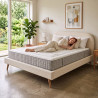 Matelas hybride 800 ressorts ensachés mémoire de forme 26 cm Embrun