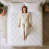 Matelas ressorts ensachés très ferme déhoussable 24 cm Granit