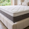 Matelas ressorts ensachés très ferme déhoussable 24 cm Granit