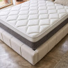 Matelas ressorts ensachés très ferme déhoussable 24 cm Granit