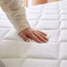 Matelas ressorts ensachés très ferme déhoussable 24 cm Granit