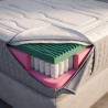 Matelas hybride 800 ressorts ensachés mémoire de forme 26 cm Embrun