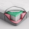 Matelas hybride 1600 ressorts ensachés mémoire de forme 26 cm Glacier