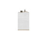 Meuble de rangement moderne 40 cm blanc/chêne wotan Grana