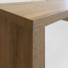 Meuble TV extensible 183/310 cm blanc/chêne wotan Grana